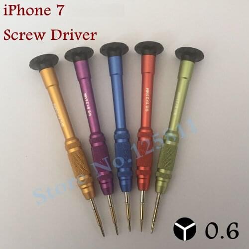 20pcs/lot 0.6mm Y Tip triwing Precision P2 Screwdriver for iPhone7/7plus Watch Disassemble Battery Button Open Repair Tools