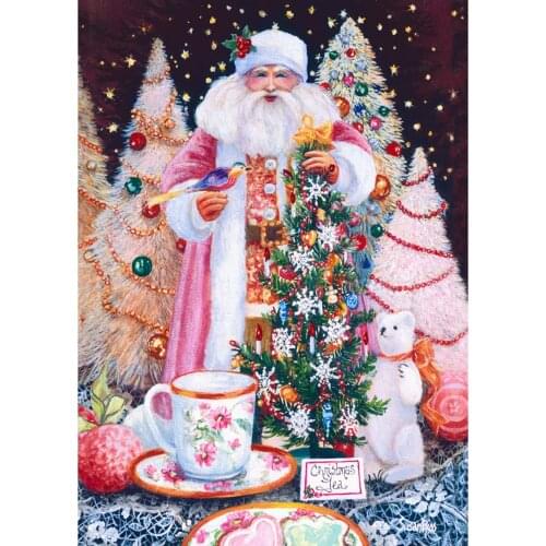 5D DIY Diamond Painting Full Square/Round Drill "Santa Claus" 3D Rhinestone Embroidery Cross Stitch Gift Home Decor Gift