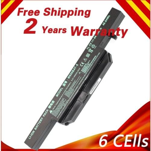 4400mAh battery for Clevo W650BAT-6 6-87-W650-4E42 K590C-I3 K610C-I5 K570N-I3 K710C-I7 G150SG G150S K650D K750D K4 K5 P4 P5
