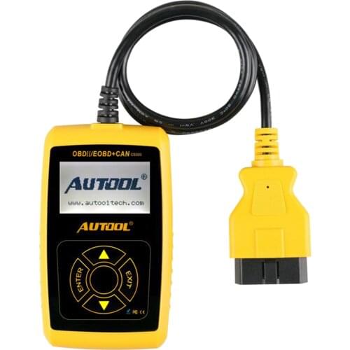 OBD II Car Code Reader Automotive Vehicle OBD2 Scanner Diagnostic Scan Tool - Yellow & Black