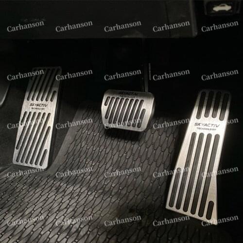 For Mazda 3 CX30 CX 30 2020 Car Accelerator Pedal Brake Rest Cover Anti Skid Foot Pad Styling Auto Accessories Sticker Trim