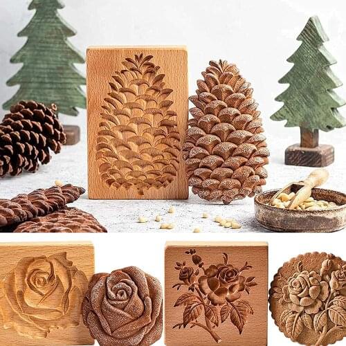 Cookie Mold CutterProvance Rose Cookie Stamp Embossing Mold Craft Decorating Baking Tool,Funny Chocolate Cookie Molds for Baking