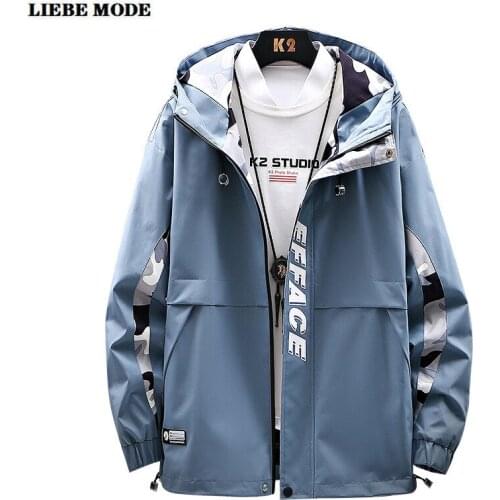 Мужские куртки с капюшоном LIEBE MODE China At AliExpress