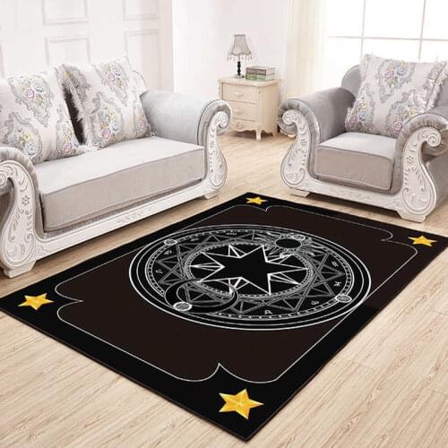 Cartoon Sakura Cute Magical Position Mat Kitchen Bedroom Living Room Porch Anti-slip Water Intake Door Home Floor Mat CE2052/o