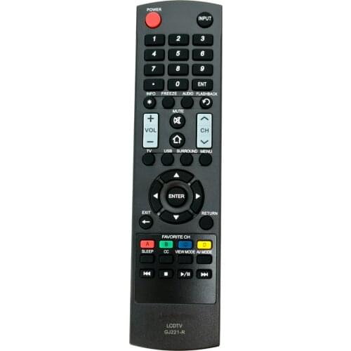 New GJ221-R TV Remote Control fits for Sharp LED HDTV LC-55LE643U LC55LE643U LC-65LE643U LC65LE643U