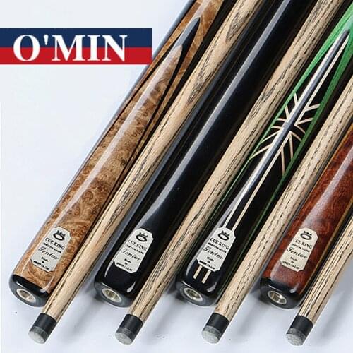 O'Min Handmade EVOLVER 3 4 Jointed Snooker Cues Sticks with 3 4 Snooker Cue Case Set 9.5mm 10mm 11.5mm Tips