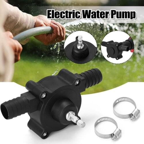 Portable Electric Drill Pump Self Priming Transfer Pumps Oil Fluid Water Pump Aquarium Fountain Fish Pond Tank