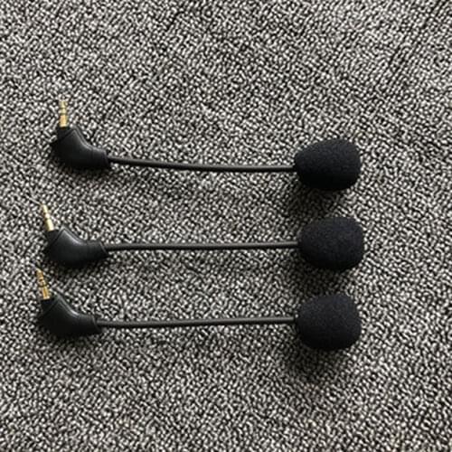 Headphone microphone Replacement Microphone for HyperX Cloud Pro - Silver/HyperX Cloud 2 II Cloud Core Cloud Pro CloudX PS4
