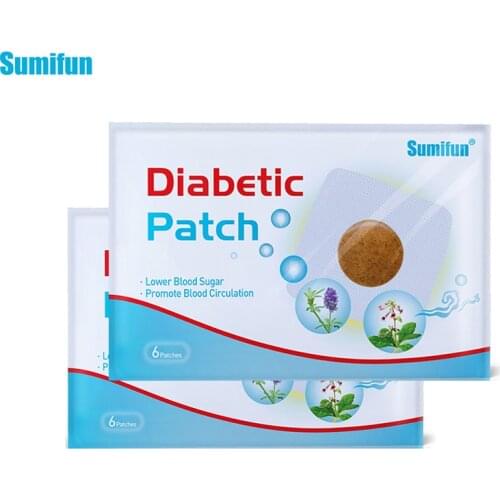 Sumifun 30Pcs/Lot Diabetes Patch Reduce High Blood Stabilizes Sugar Diabetes Patch Medical Natural Herbs Diabetic Plaster D1791