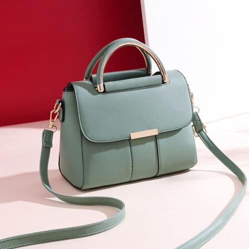 Shoulder Bag Female Crossbody Bag Women Handbag Designer Purse Backpack Fashion 2021 New PU Leather Simple All-match Solid Color