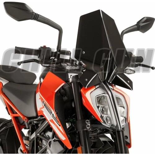 Motorcycle Sports WindScreen Windshield Wind Deflector Visor Viser Fits For Duke 790 2018 Duke 790 18' 2018 2019 2020 2021