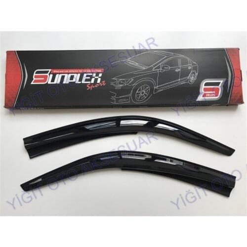 For PEUGEOT PARTNER Rain Wind Deflector 2002-2007 Sunshade Curtains Car Windshield Auto Accessory Universal Spilitter Mud Flaps