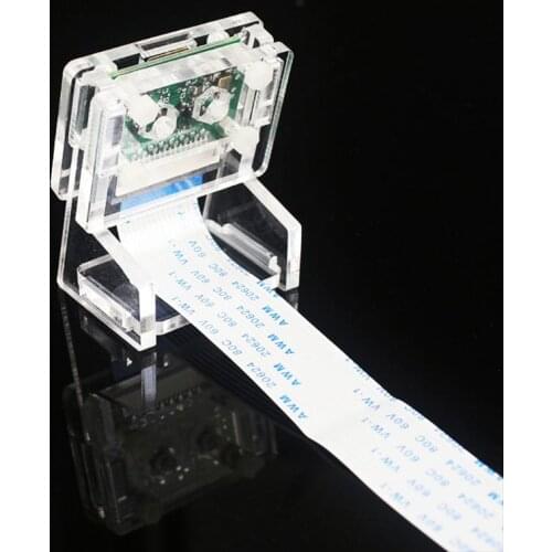 1Set Acrylic 5MP Camera Holder Bracket for Raspberry Pi 1-4 V2 Official Camera