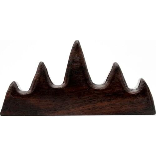 1pcs Wood Brush Pen Holder Stand Office Painting Supplies Desk Pen Organizer pen holder Can put four brush Pens for students