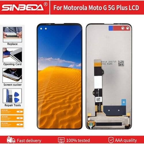 6.7''Original For Motorola Moto G 5G Plus Lcd Display Touch Screen Digitizer Assembly For Moto G 5G Plus XT2075 XT2075-2 Display