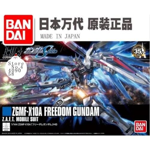 Bandai HGUC 192 Freedom REVIVE 1/144 Gundam ZGMF-X10A Assembly Model Kits Action Figure Model