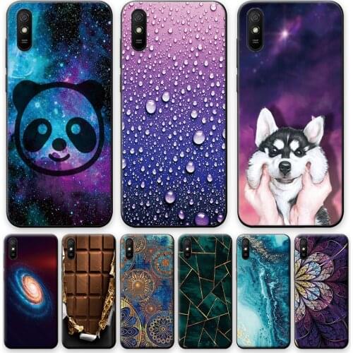 For Redmi 9A Case Redmi 9A Back Cover Black TPU Matte Case For Redmi 9A Silicone Soft Phone Case For Xiaomi Redmi 9A 9 A Case