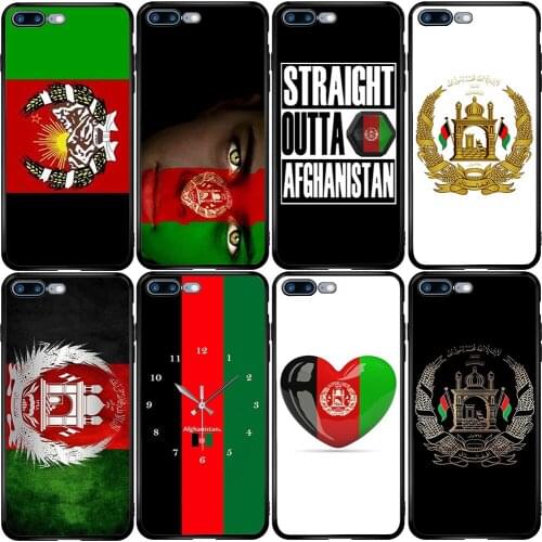 Cover Case for Xiaomi Redmi Note 6 7 9 8T 10T 9S 9A 8A A3 A2 A1 Pro Lite Black Shark Mix Max Afghan Afghanistan AF flag Banner