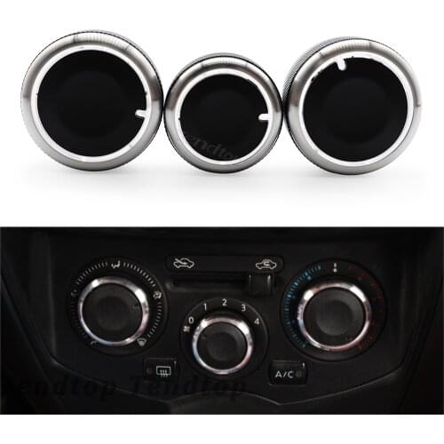 For Nissan LIVINA TIIDA SYLPHY GENISS Note E11 2004-2013 Car Air Conditioning Switch Panel AC Knobs Heat Climate Control