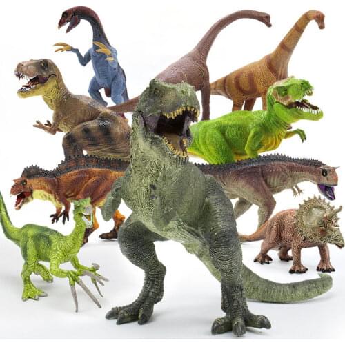 Dinosaur Tyrannosaurus Rex Parasaurolophus Spinosaurus Styracosaurus Plesiosaur Brachiosaurus Action Figure Toy Animal Figurines