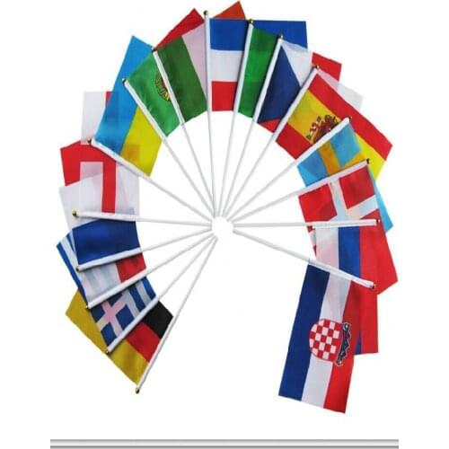 Personalized Two Sides Printed All World Country Flags 24*21 CM Polyester National Flags 100pcs/lot Free Shipping