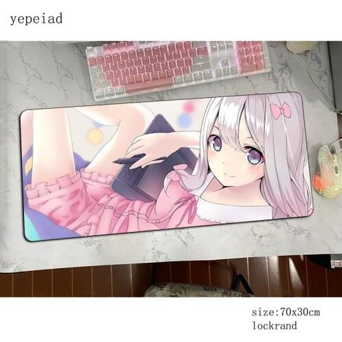 Sagiri Izumi mouse pad 800x300x4mm mats HD pattern Computer mouse mat gaming accessories Fashion mousepad keyboard games gamer
