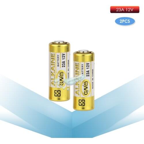 Kpay 2pcs/Lot Small Battery 23A 12V 21/23 A23 E23A MN21 MS21 V23GA L1028 Alkaline Dry Battery