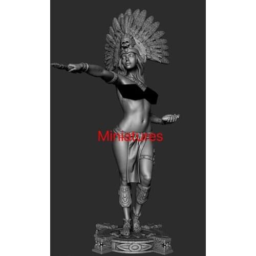 1/24 Scale Unpainted Resin Figure priest collection figure