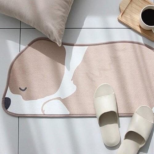 New Arrive Polyester Door Mats for Entrance Door Cute Dog Pattern Living Room Dust Proof Mats Home Decor Drop Shipping