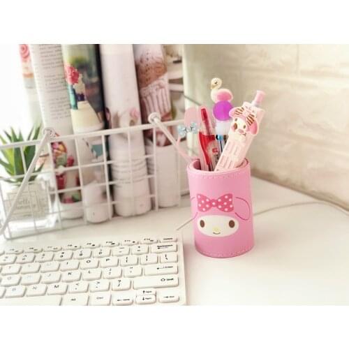 New cartoon small pen holder multifunctional stationery office stationery cute desktop storage