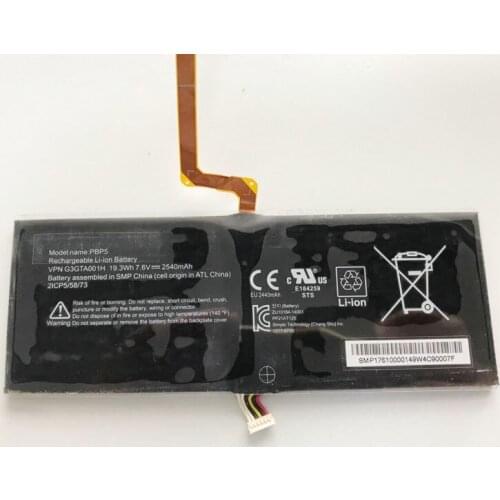 New 7.6V 19.6WH 2580MAH original Laptop Tablet battery For Surface Book with Performance base PBP5 G3HTA001H Screen battery