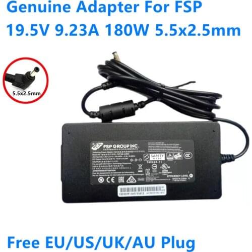 Genuine 19.5V 9.23A 180W 5.5x2.5mm AC Power Adapter For MAG-15 XNE15E19 ADP-180MB K FSP FSP180-AJBN3 Laptop Power Supply Charger