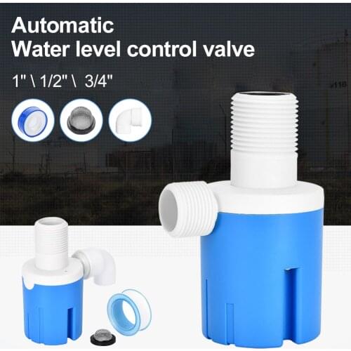 1/2'' 3/4'' 1'' Practical Water Level Control Durable Replacement Fully Automatic Float Valve Anti Corrosion Nylon ball valve