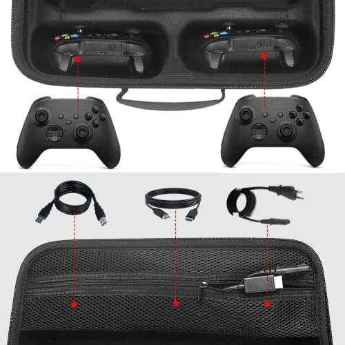 For Xbox Series X Game Console Storage Bag Shockproof Protective Case For Xbox Gamepads Controller Carry Bag Cover Accessories