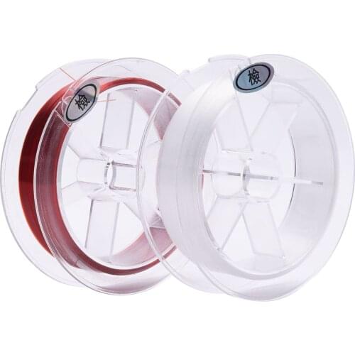 100M Transparent Nylon Fishing Line Wear-Resistant High-Strength Elasticity Fishing Line Roll Fishing Line No. 12 Optional