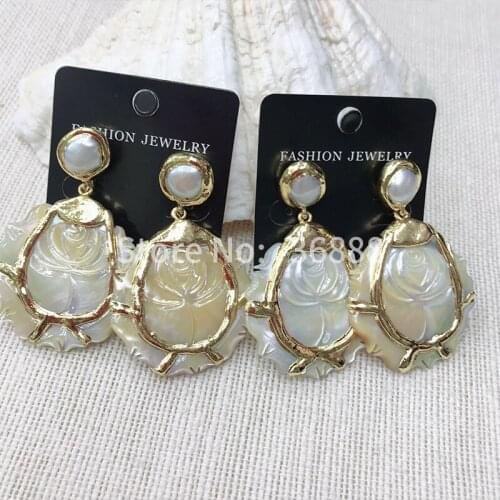 2018 new fashion simple pearl jewelry earrings with personality matching elegant earrings