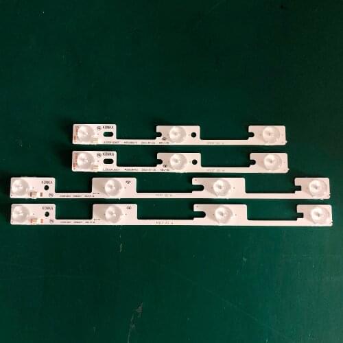 4PCS (2X4 LEDS* 3 V + 2X3 LEDs* 3 V ) New Universal For Konka LED32F1100cf Light Bar 35018476 35018478