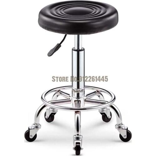 Bar stools lift swivel chair modern minimalist backrest beauty round stool rotating home barber shop bar stool