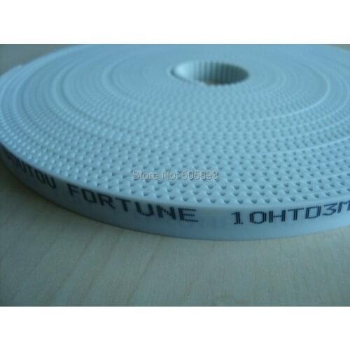 Free shipping HTD3M PU Open Timing Belt 10mm width