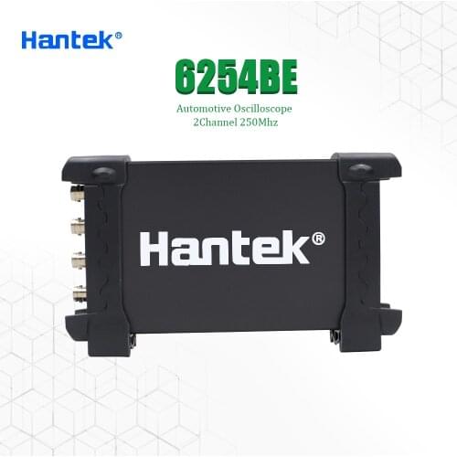 Hantek 6254BE Digital Storage Oscilloscope 4 Channels 250Mhz Bandwidth Automotive Oscilloscopes USB PC Osciloscopio