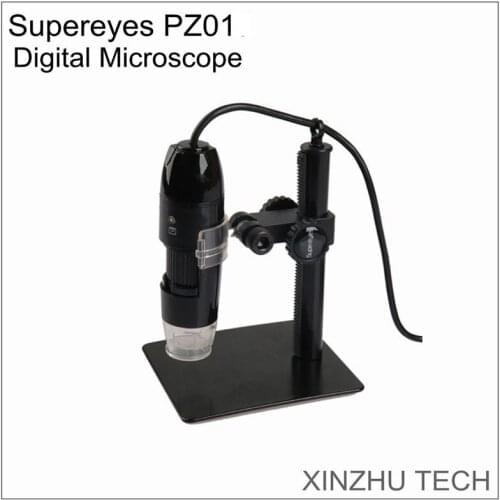 Superyes PZ01 USB digital microscope 25-500X magnifying digital microscope electron microscope with measurement industrial m