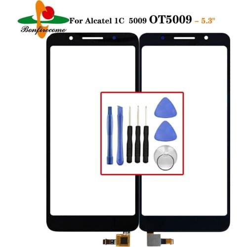 For Alcatel 1C 5009D 5009 OT5009 Touch Screen Digitizer Sensor Outer Glass Lens Panel