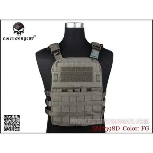 Emerson CP Style Lightweight Fabric AVS Vest Adaptive Airsoft Combat Vest Foliage Green EM7398