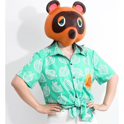 Unisex Animal Crossing T Shirt Tom Nook Cosplay Shirt Costume Men Women Short Sleeve Tops