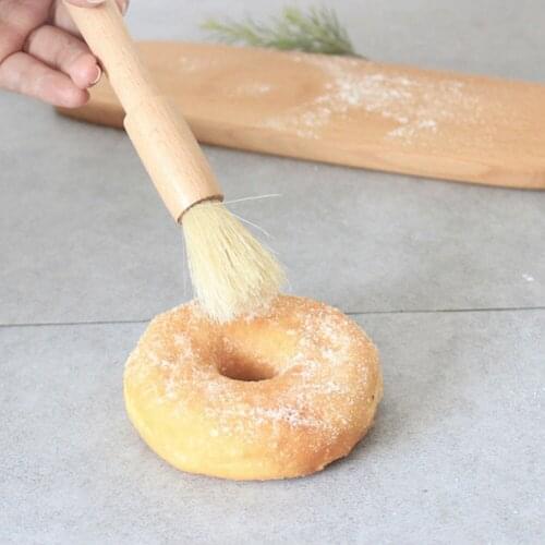 Tool For BBQ Cake Baking Utensils Wooden Handle Wool Cake Biscuit Brush Kitchen Supplies Brush Oil Brush Making Kitchen Supplies