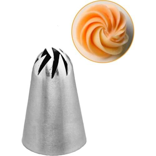 #336 Large Rose Flower Icing Piping Nozzles For Cake Decorating Tools Stainless Steel Cream Pastry Tips Confectionery Equipment
