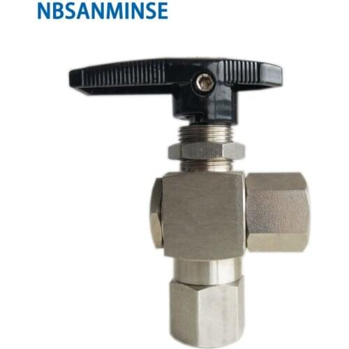BVL-OD/M Angle High Pressure Ball Valve 3000 Psi Air Water 1/8 1/4 3/8 1/2 stainless steel Pipe Valve Instruments Valve Sanmin