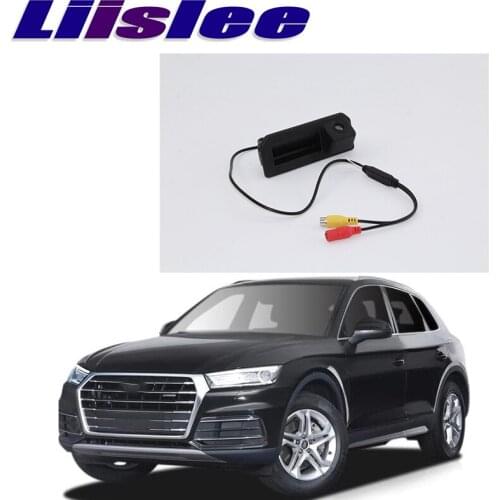 LiandLee Car Trunk Handle Rear View Reversing Parking Camera For Audi Q5 FY 2017~2020