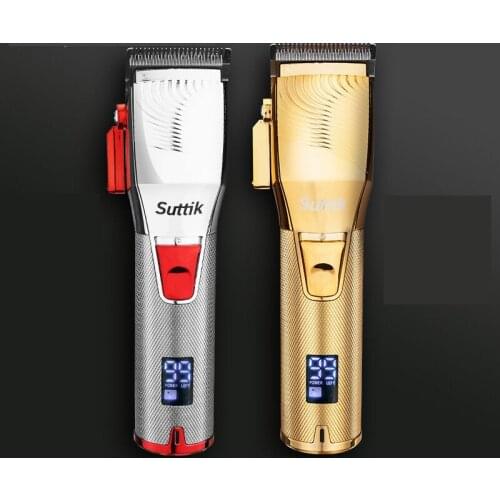 Mens Electric Hair Clippers Cordless Clippers Professional Trimmers Corner Hairdresse Hair Cutting Machine