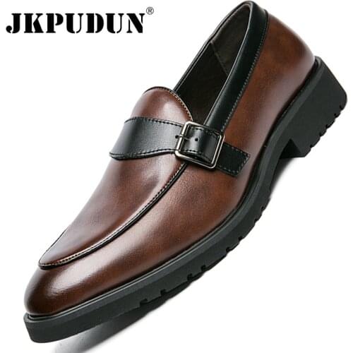 Leather Men Casual Shoes Retro Men Dress Shoes Men Formal Party Shoes&Wedding Shoes Breathable Slip-on Fashion Designer Loafers